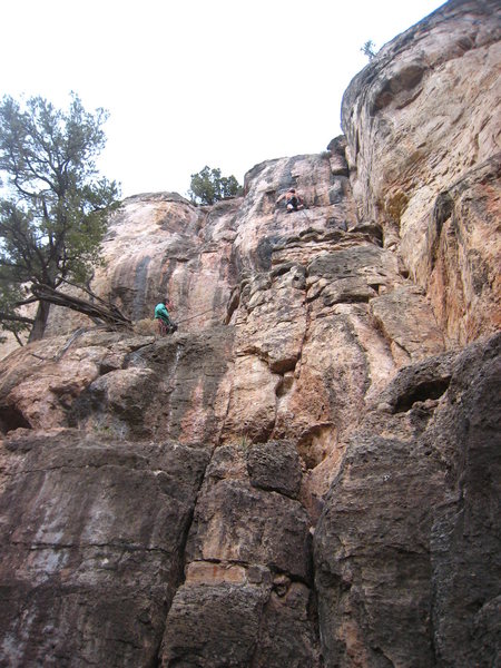 Quickstrike as seen from the trail along the base.