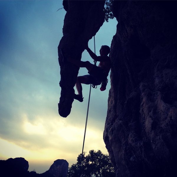 Rappelling off of Ramazon