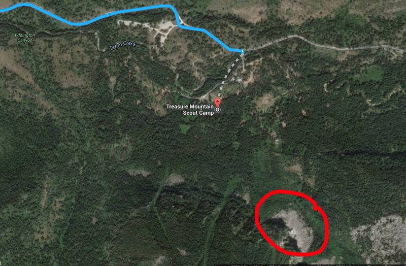 Climbing In Teton Canyon Bouldering Teton Canyon