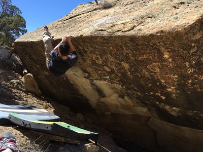 Brandon topping out on the center alternative. It's a huge mantel, and I hope to do it one day.
