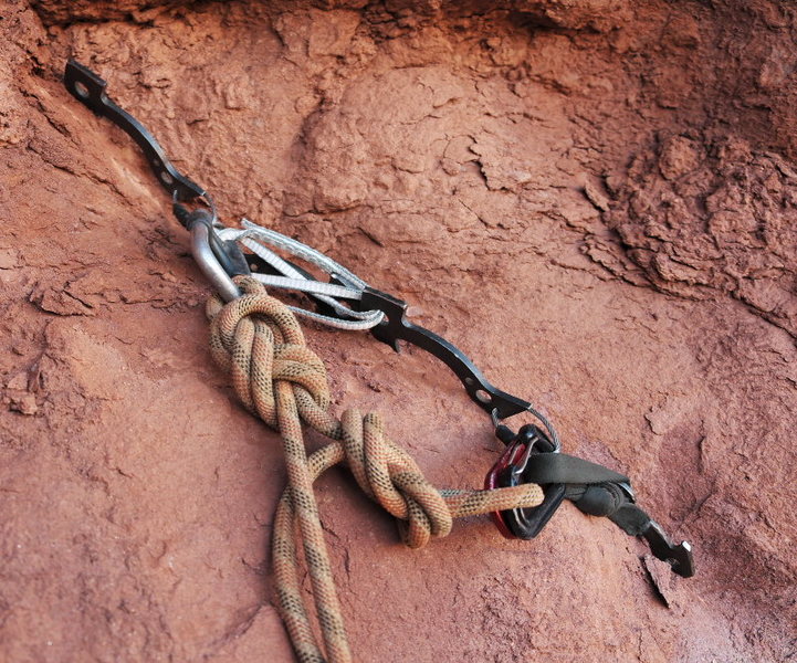 A nice looking anchor we found at the base of a new route on River.