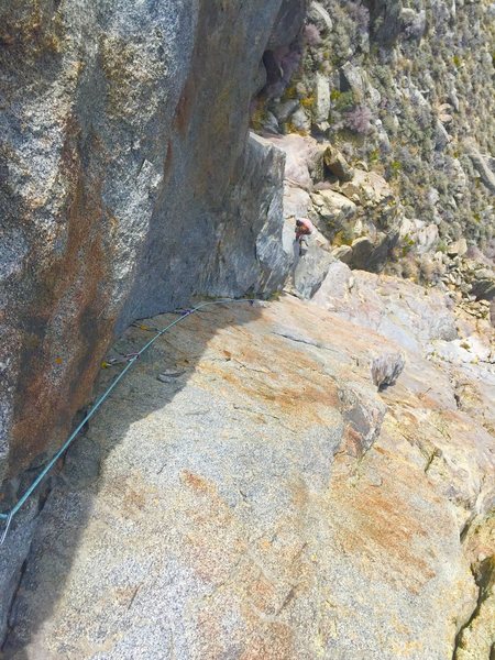 New route King Tut 5.10 3 pitches, Christman and Sumner 3-2016