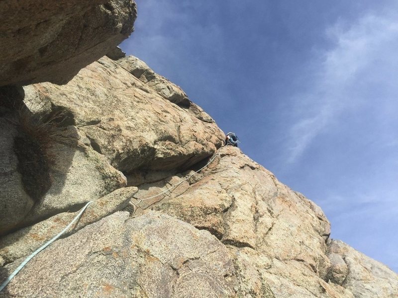 Day Trippin 5.7 2 pitches on Sphinx south face Creelman Sumner 12-2015