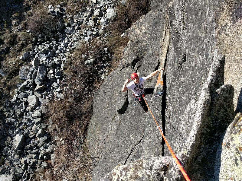 Finishing up on the fun flake.