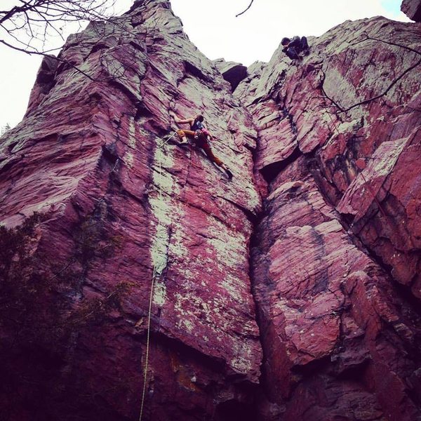 Nic Oklobzija on the sharpend!