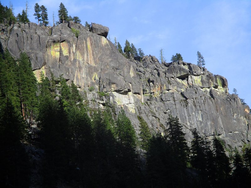 Midnight Rock (left) and Noontime Rock (right).