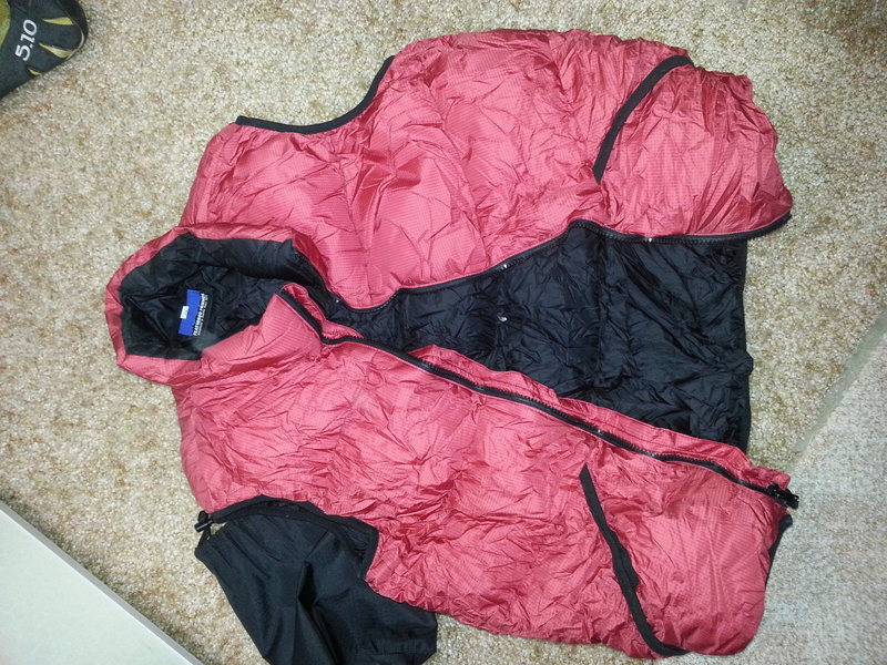 Feathered Friends Helios Jacket, Size Medium, Includes stuff sack.