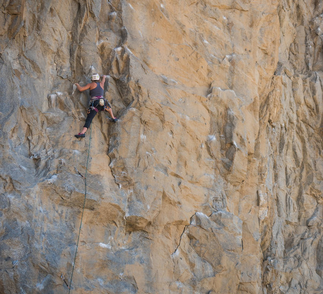 Anne Brookes on Nostalgia, 5.11c
