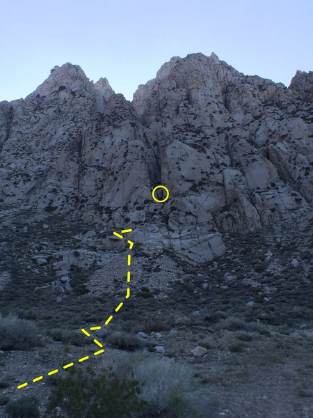 The Buttress as seen from the parking lot.