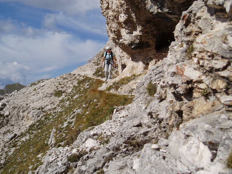 S Matz on the last top Class 2/3 section