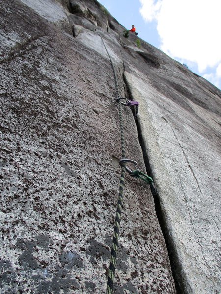 Crack on Pitch 2 of Hairpin.