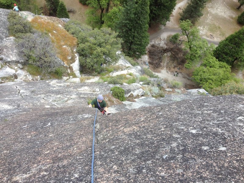 Richard Duncan on pitch three