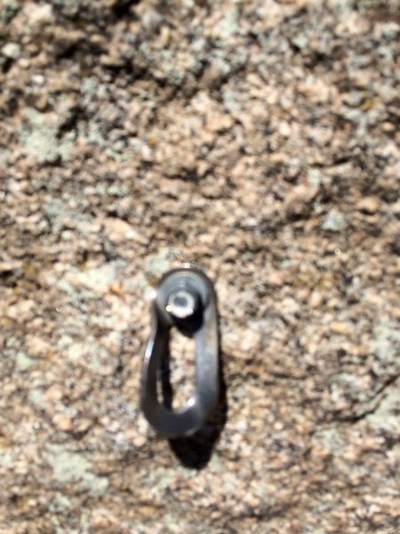 Bent 2nd hanger with loose post.