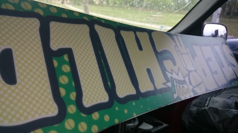 Bad Picture of Snowboard... Can send others via email or text.