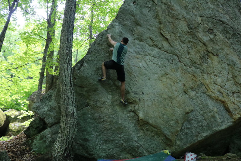 Ian getting to the finishing jugs.