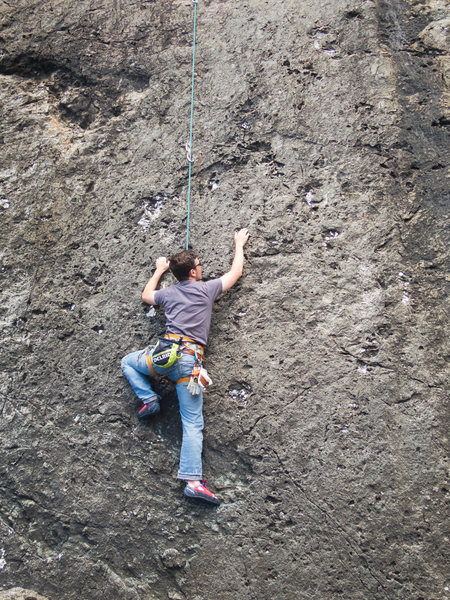 Ryder climbing Me First Eyepatch. Fun moves on this one.