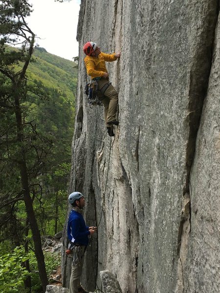 A nice May Day for climbing.