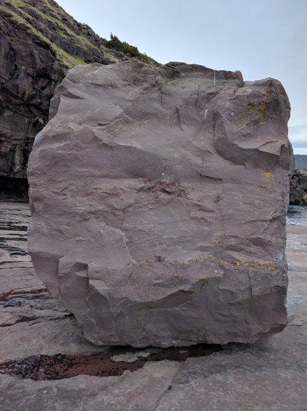 East side of the Lone Wolf boulder