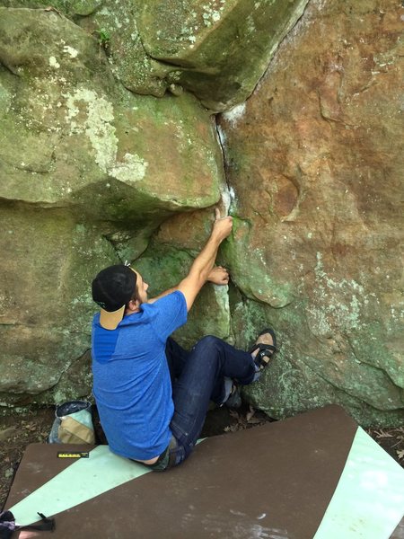 Start holds to this awesome climb