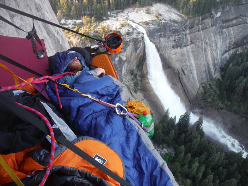 Bivy at the top of pitch 6