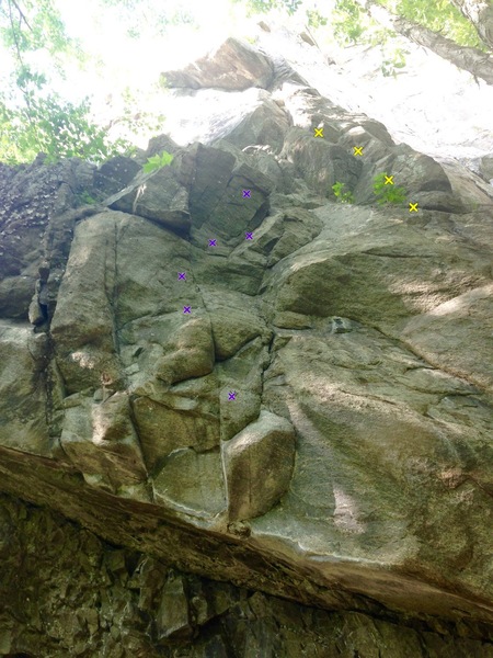 This is the third bolt line from the left but not the .10c as described... New route?