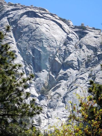 West Face Bulge, Tahquitz Rock