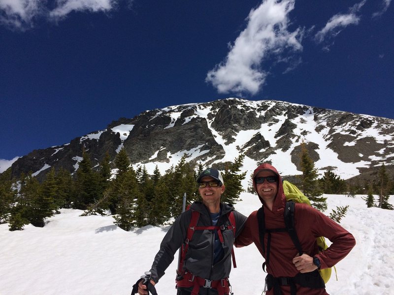 Psyched after a great day exploring on South Arapahoe!