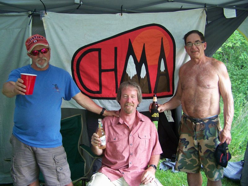 Summer 2016 reunion of 1982 climbing team, the CHMA dudes' still got it.