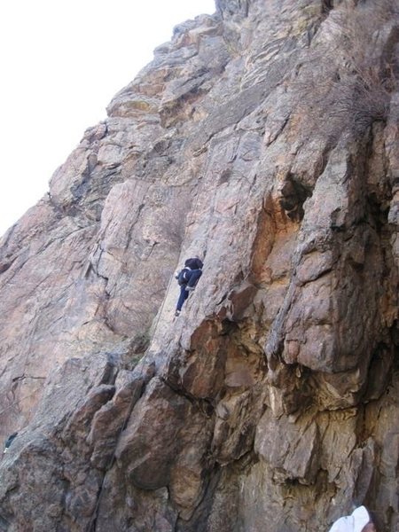 My favorite route on Canal Wall in Clear Creek; Made in the Shade. Warning; You'll need 16 Quick draws minimum on this route - but a fun easy climb!