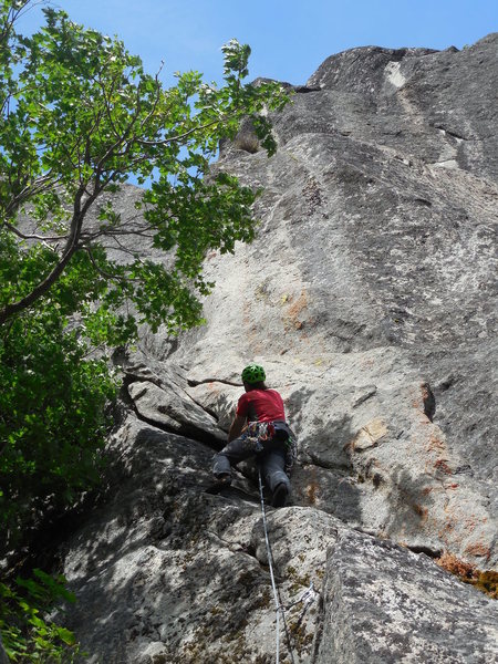 start of West Crack