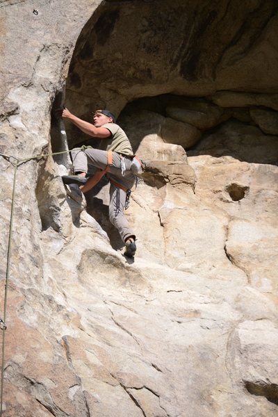 about to exit the cave