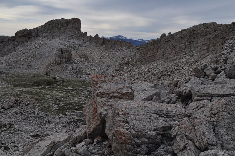 Summit plateau would be nice for camping if the wind would quit.