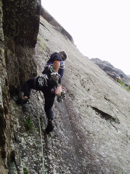 Crux ? Here or higher up on P2 ?