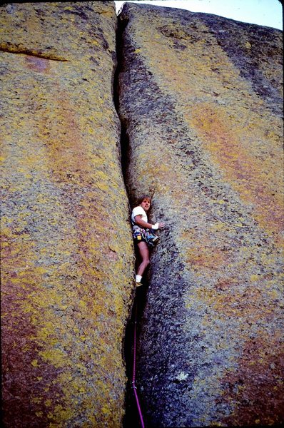 Hard To Believe crack.<br>
<br>
Photo by Jamie Silliman, '88.