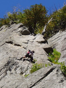 Climbing In High Peaks Region Adirondacks