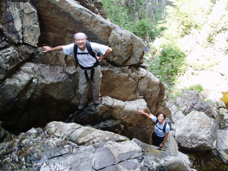 Steve Miller and Sheila Matz in the Dike.