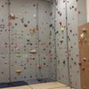 The larger portion of the Nome climbing wall.