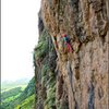 You'll find the hardest sport climbs in Ethiopia over on Giorgis Wall.