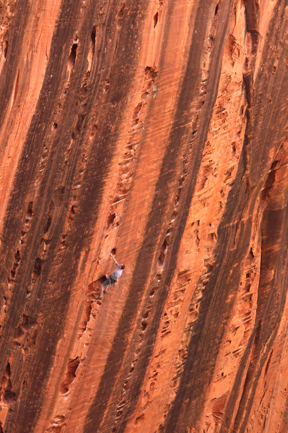 one of the best walls un Utah. the Namaste wall in kolob canyon, Zion