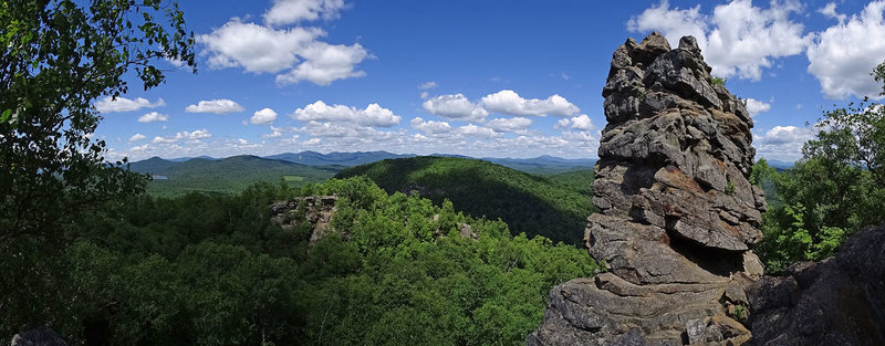 Rock Climbing In Chimney Mountain Adirondacks