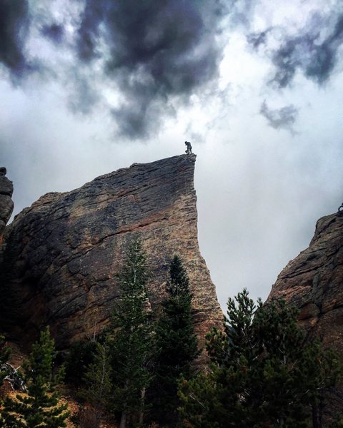 Cloudy day on The Edge of Time.