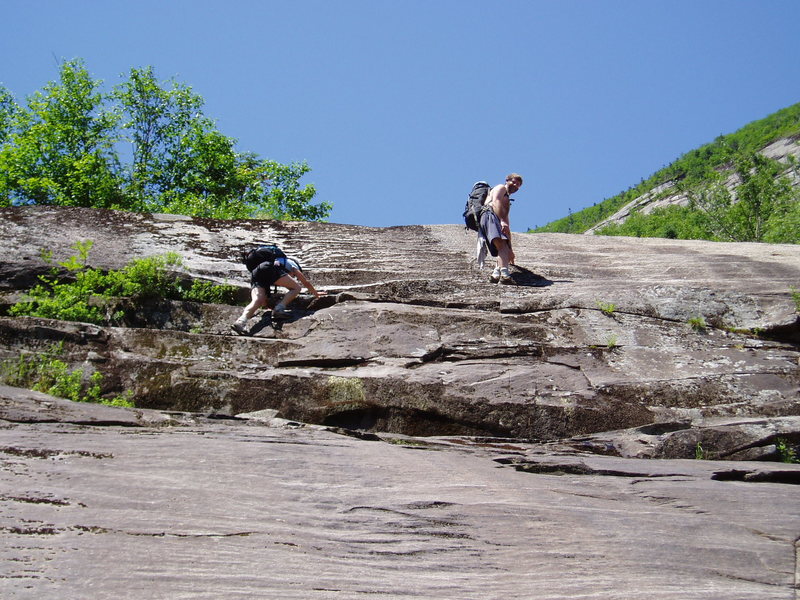 Approach Photo#3 - Reaching the "First Step" on the approach