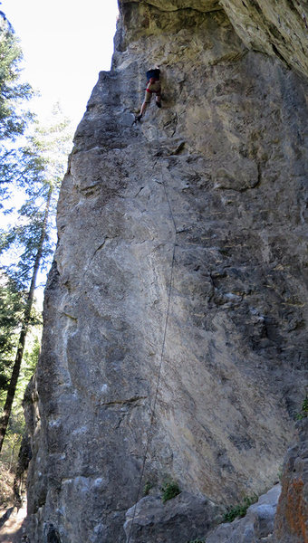 Truman nearing the top.