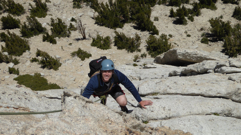 Daniel climbs Southeast Buttress of Cathedral Peak_Yosemite July 2016