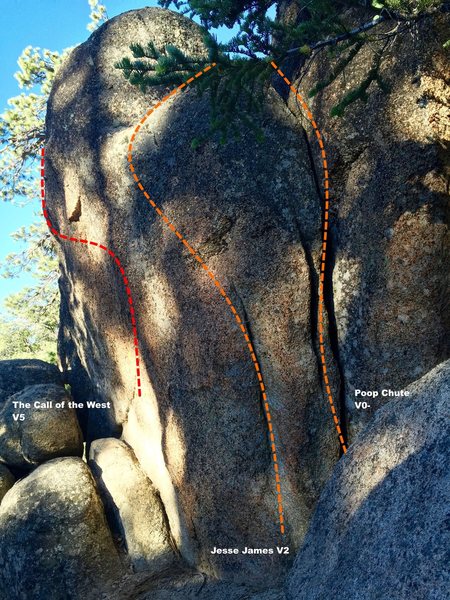 East face topo