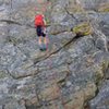 Repelling the notch on Mt. Bancroft 
