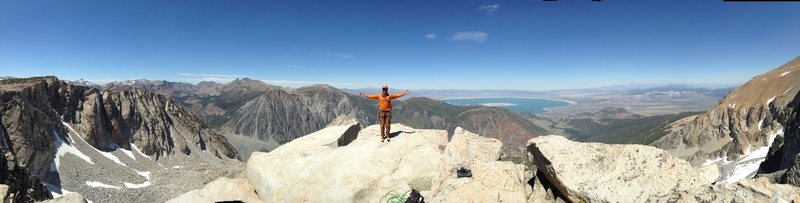 Topping out the Third Pillar on a perfect Sierra Day!!