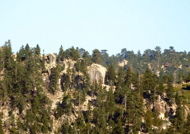 Black Bluff from Hwy 18, Big Bear South