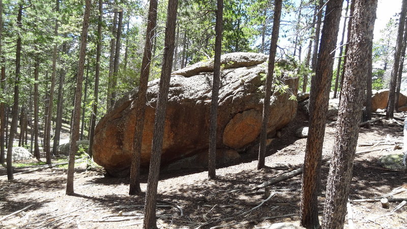 From the trail.
