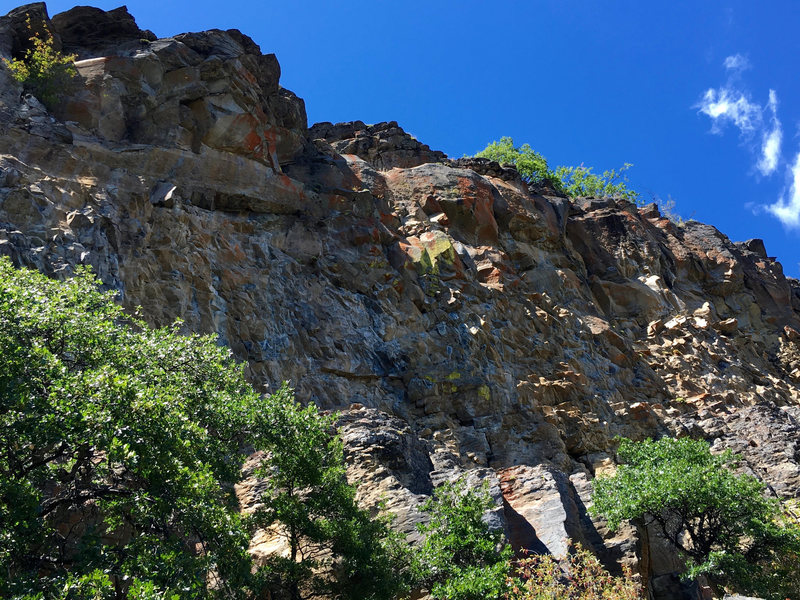 Rock Climbing in Middle Wall, Tieton River